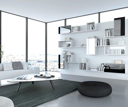 amenagement bibliotheque - Cuisines Références