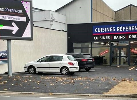 façade magasin Cuisines Références Moulins