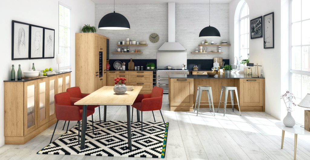 cuisine scandinave en bois - Cuisines References